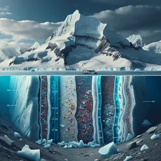 Microplastics in Glaciers: Hidden Pollution Across the Ages