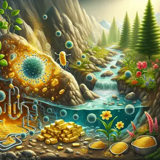 Microbial Gold Mining: Bacteria That Extract Precious Metals