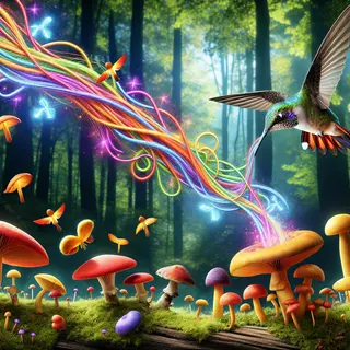 Hummingbirds' Unique Mushroom Scent: a Biochemical Marvel