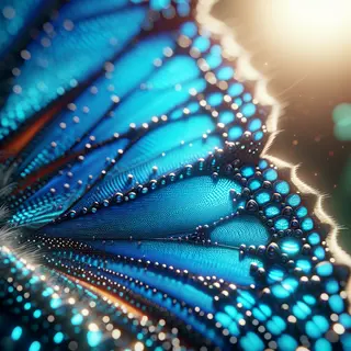 Unveiling the Optical Illusion of Blue in Butterfly Wings