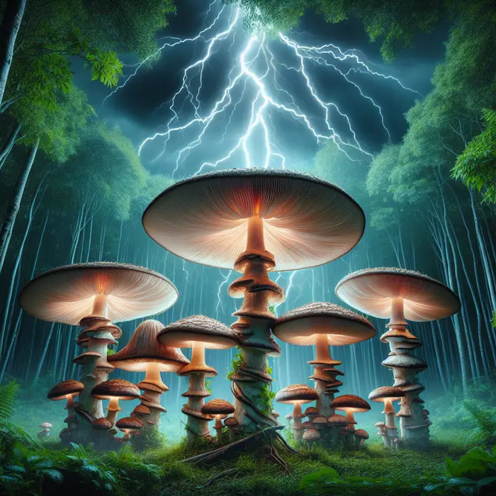 Fun Fact Image - Exploring the Hidden Connection: Lightning and Mushrooms