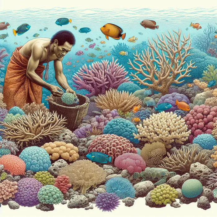 Fun Fact Image - Exploring Polynesia's Secretive Coral Gardening Traditions