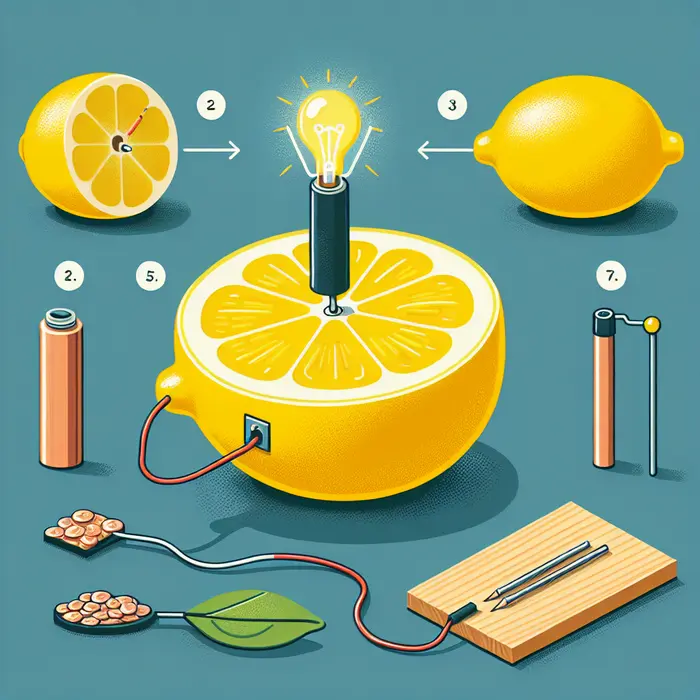 Fun Fact Image - Creating Electricity at Home With a Diy Lemon Battery