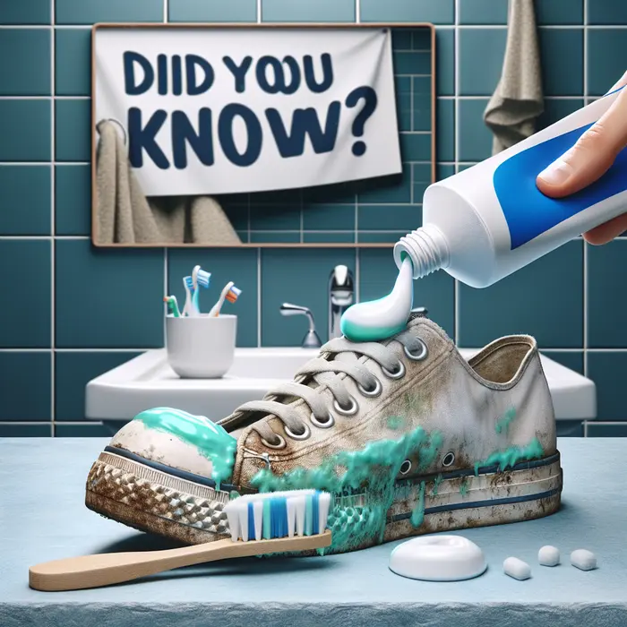 Fun Fact Image - Revitalize Your Sneakers With This Simple Toothpaste Trick