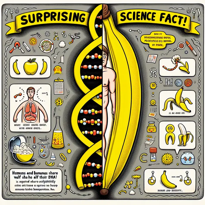 Fun Fact Image - Half of Human Dna Is Shared With Bananas: A Surprising Fact