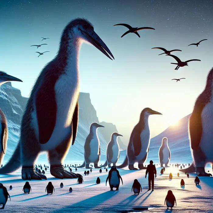 Fun Fact Image - Ancient Penguins Once Stood as Tall as Average Human Beings