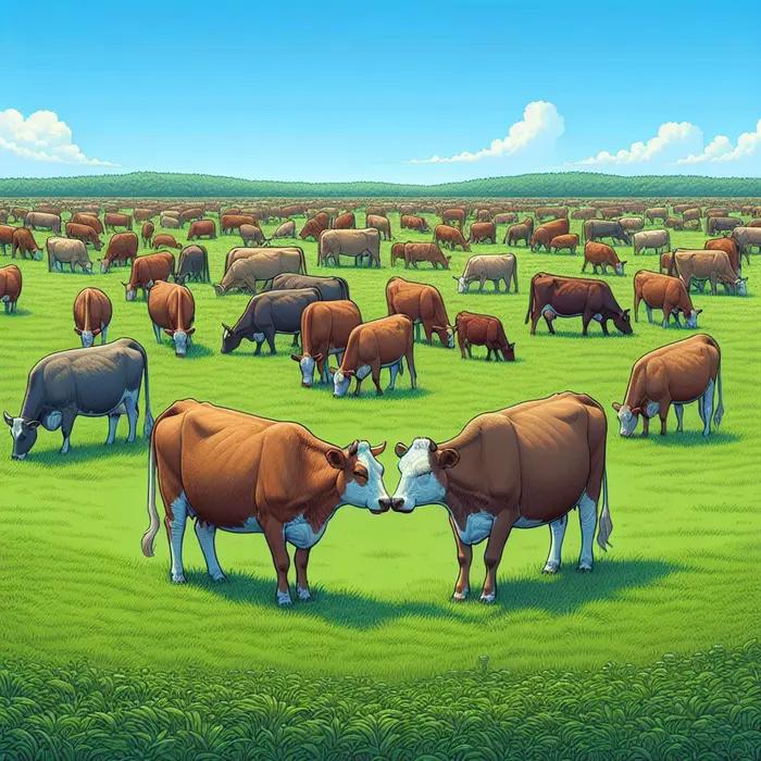 Fun Fact Image - Cows Form Strong Friendship Bonds With Fellow Herd Members