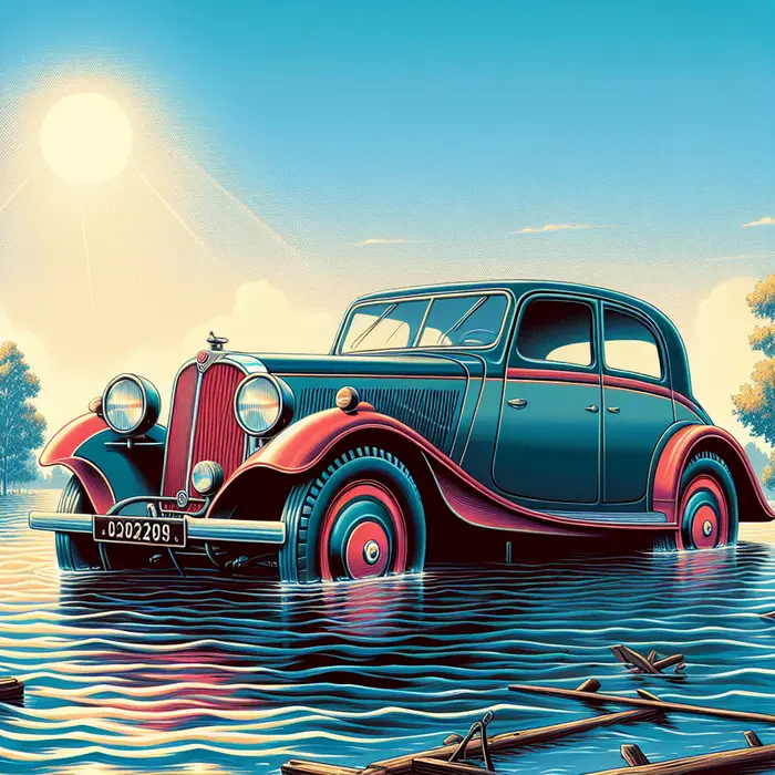 Fun Fact Image - The Unstoppable Legend of the Unsinkable Amphibious Car