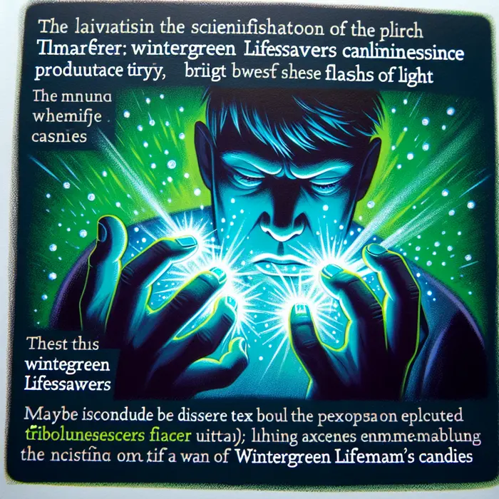 Fun Fact Image - The Fascinating Glow of Wintergreen Lifesavers in the Dark