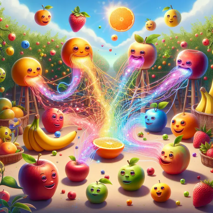 Fun Fact Image - Exploring Unique Communication Mechanisms in Fruits