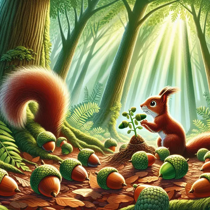 Fun Fact Image - How Squirrels Help Plant Thousands of Trees Annually