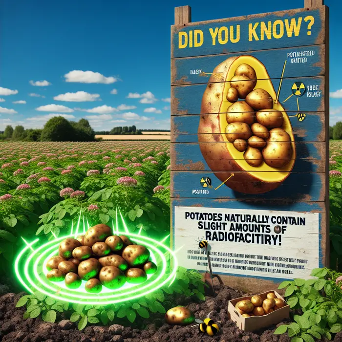 Fun Fact Image - Intriguing Facts About Potato's Natural Radioactivity