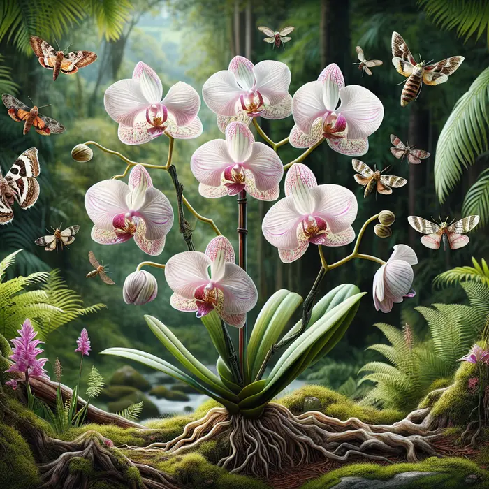 Fun Fact Image - The Moth Orchid: Nature's Clever Insect Mimicry Masterpiece