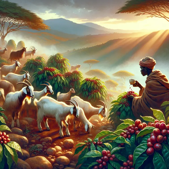 Fun Fact Image - Goats Were the Unexpected Pioneers in Discovering Coffee