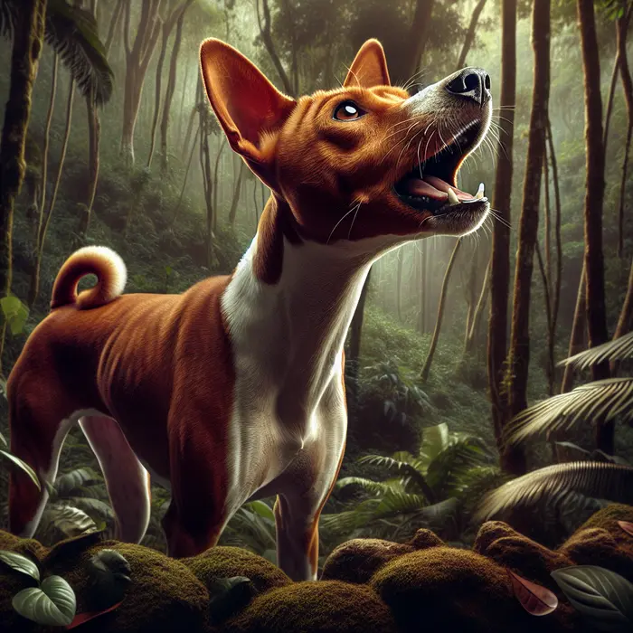 Fun Fact Image - Discover the Unique Silence of the Barkless Basenji Dog