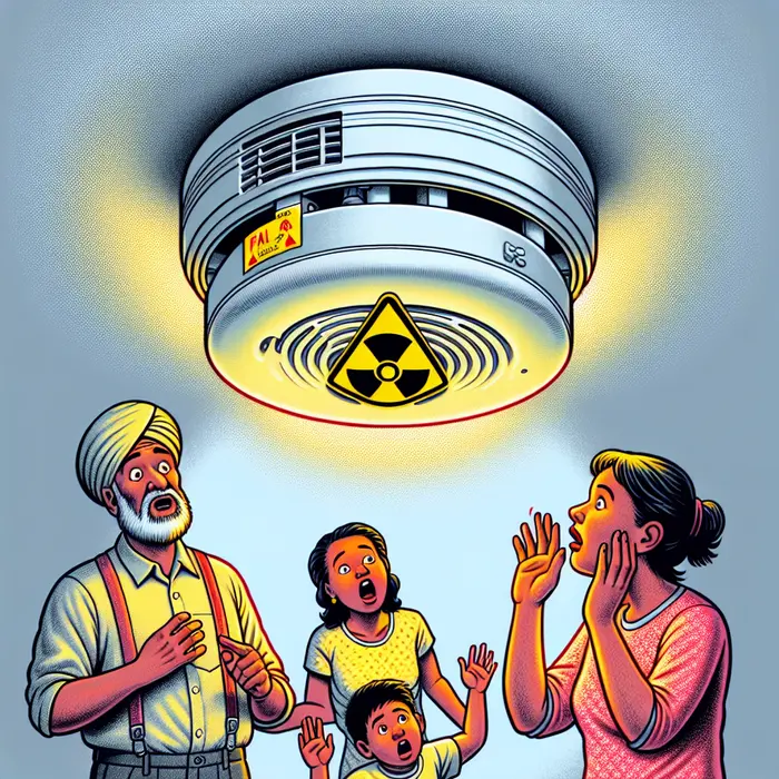 Fun Fact Image - Radioactive Element Ensures Safety in Home Smoke Detectors