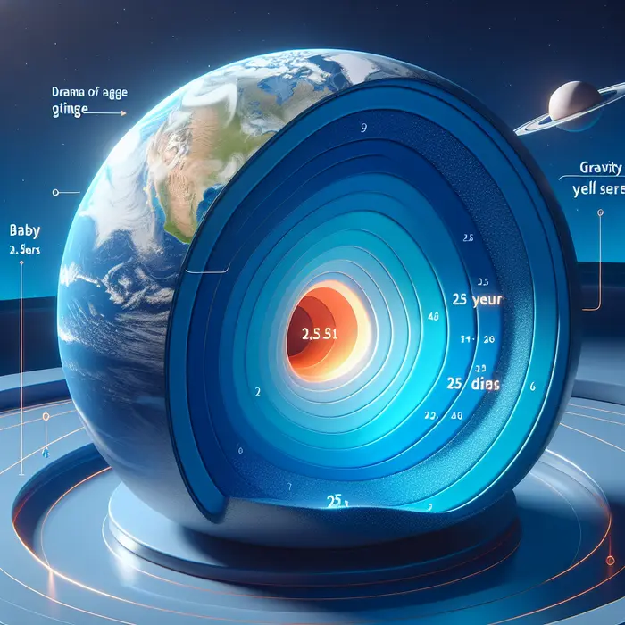 Fun Fact Image - The Center of Earth Is Years Younger Than Its Surface