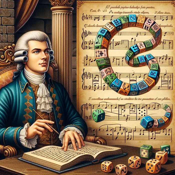 Fun Fact Image - Musical Dice: Mozart's Clever Composition Creator Game