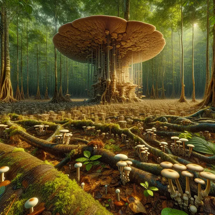 Fun Fact Image - Discovering the World's Largest Fungus: The Humongous Fungus