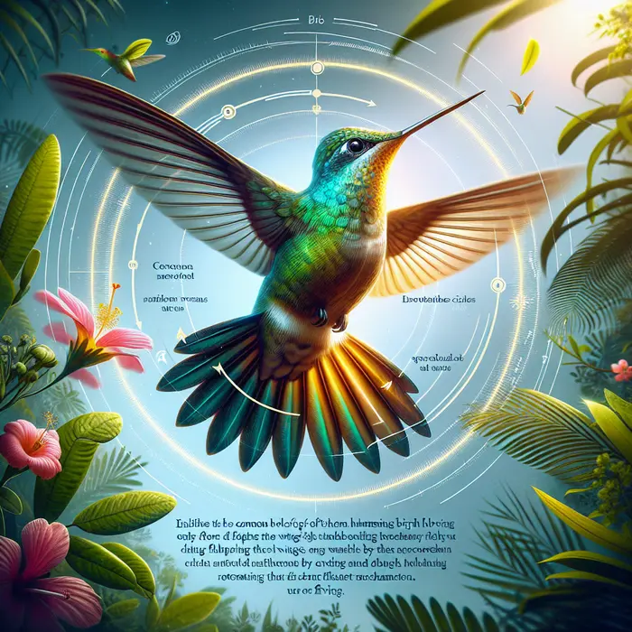 Fun Fact Image - The Hummingbird's Fascinating and Unique Flight Techniques