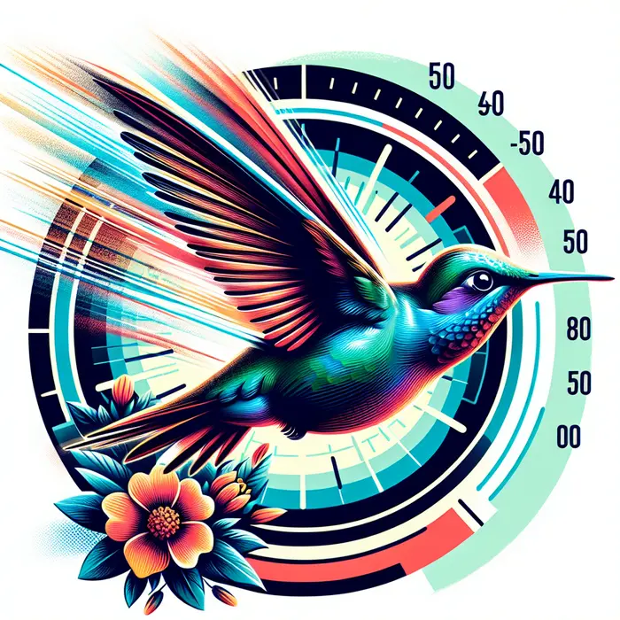 Fun Fact Image - Astonishing Wing Speed of the Hummingbird in Flight