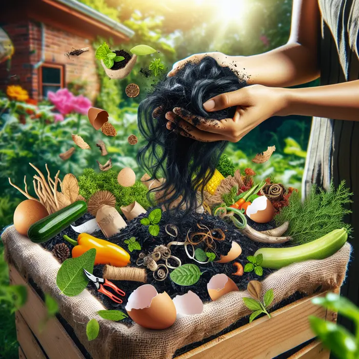 Fun Fact Image - Composting With Human Hair: An Unusual and Effective Method