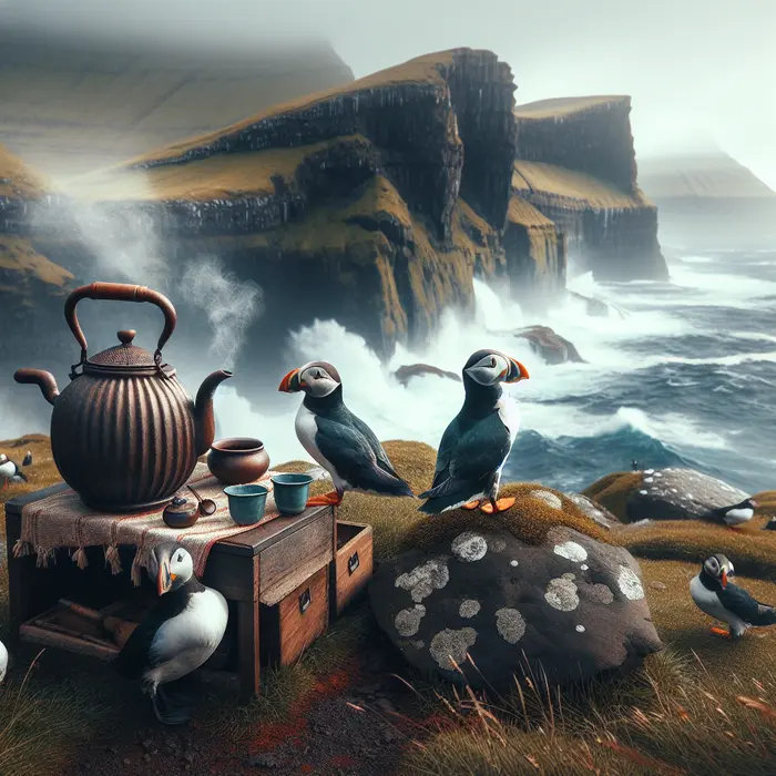 Fun Fact Image - Reviving Seabird-Infused Tea Traditions in the Faroe Islands