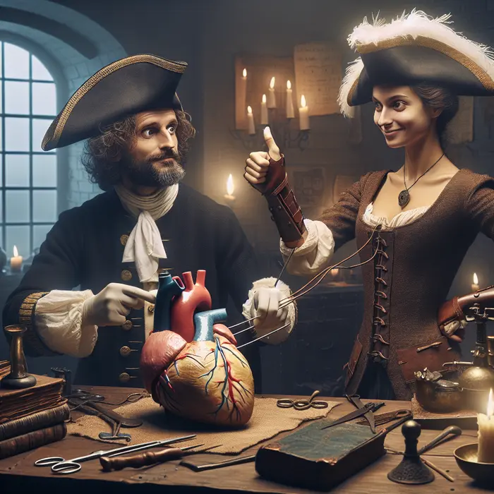 Fun Fact Image - How a Witty Pirate Contributed to Pioneering Heart Surgeries