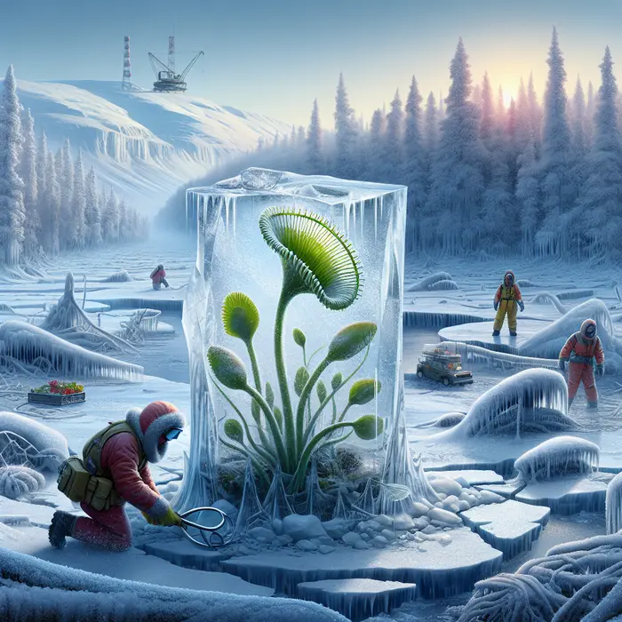 Fun Fact Image - Siberian Permafrost Yields 30, 000 Year-Old Carnivorous Plant