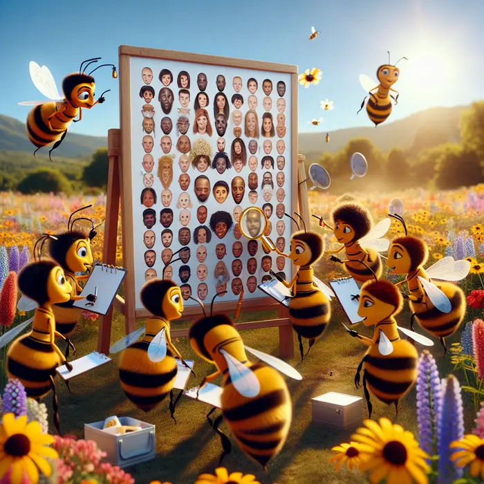 Fun Fact Image - Unveiling the Mystery: How Bees Identify Human Faces