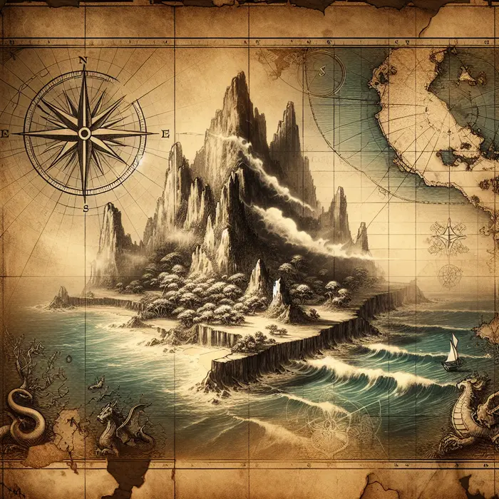 Fun Fact Image - The Strange Phenomenon of Phantom Islands: Haven of Myths