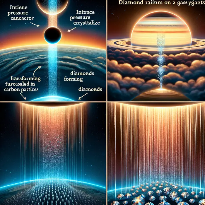 Fun Fact Image - Diamond Rain on Saturn and Jupiter: A Marvel of Outer Space