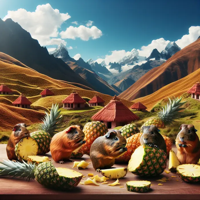 Fun Fact Image - How Pineapple Peels Became Guinea Pig Snacks in Peru