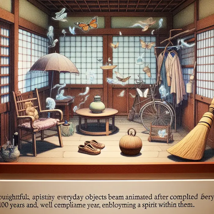 Fun Fact Image - Ancient Japanese Tsukumogami: Objects Turning Into Spirits