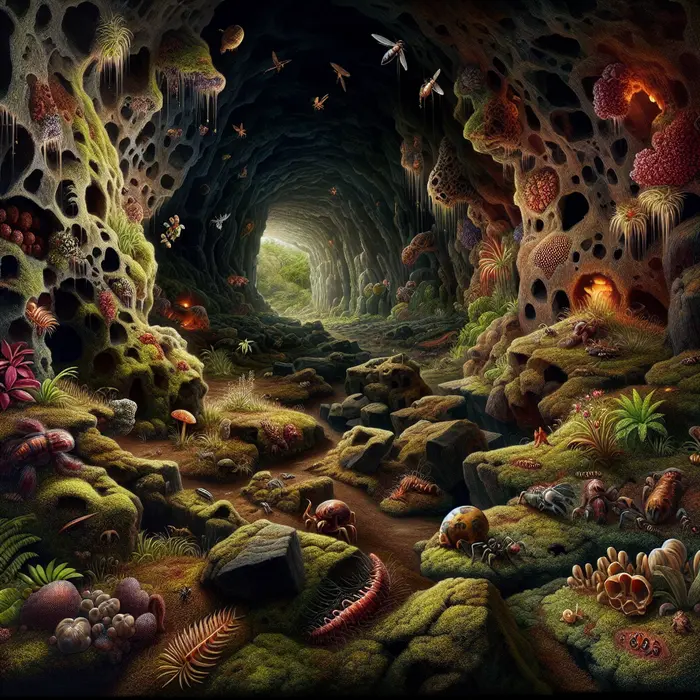 Fun Fact Image - The Incredible Ecosystem Within the Lava Tubes of Hawaii