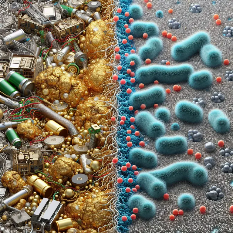 Microbial Gold Mining: Bacteria Revolutionizing Metal Recovery