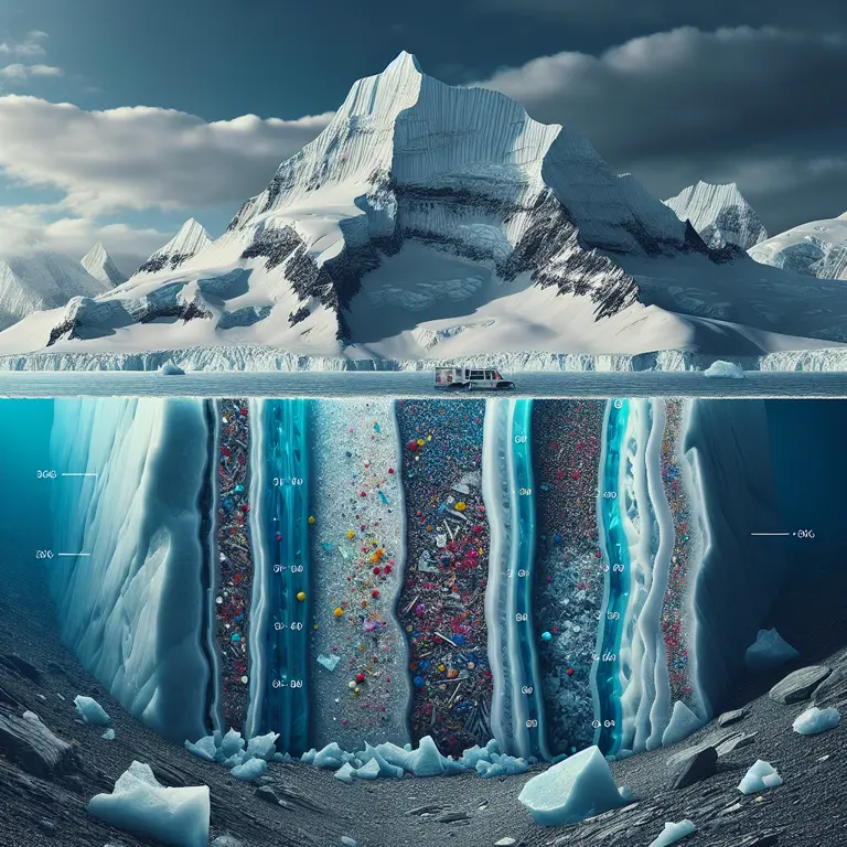 Microplastics in Glaciers: Hidden Pollution Across the Ages