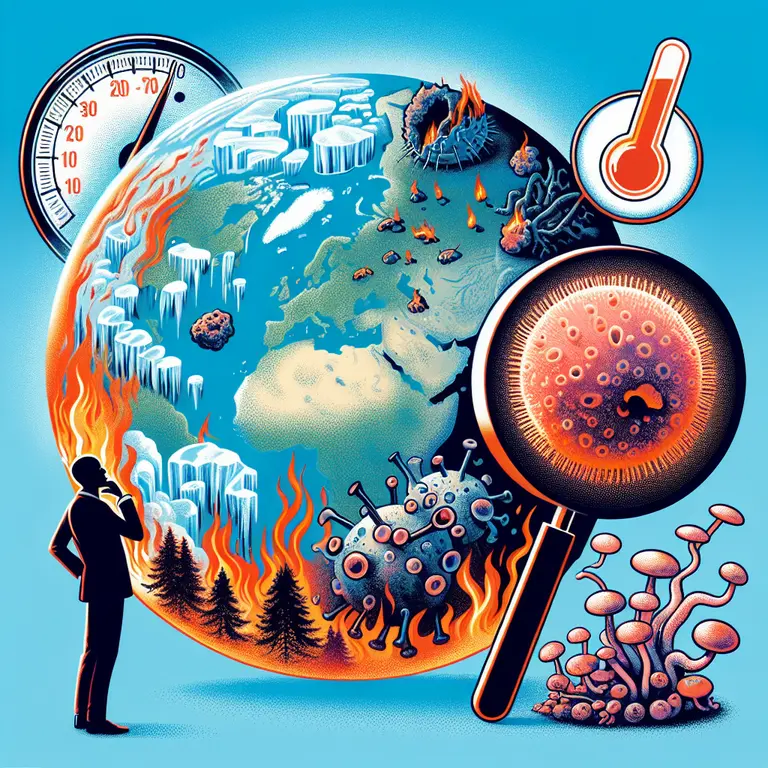 Climate Change: Rising Fungal Threats and Thermo-Adaptation