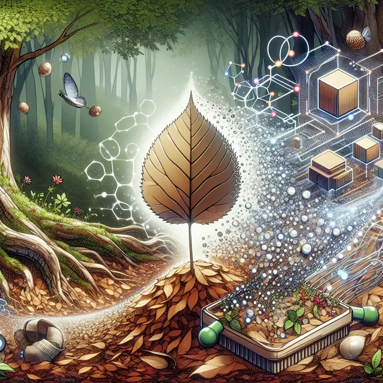 The Quantum Afterlife of Fallen Leaves: Forest Floor Computing