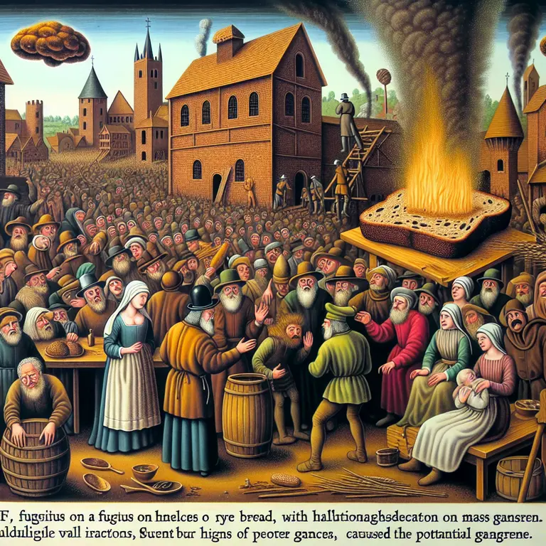 Medieval Ergotism: The Poison Grain's Deadly Legacy