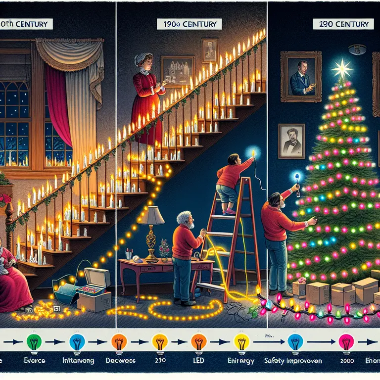 Illuminating Christmas: The Physics and Evolution of Lights