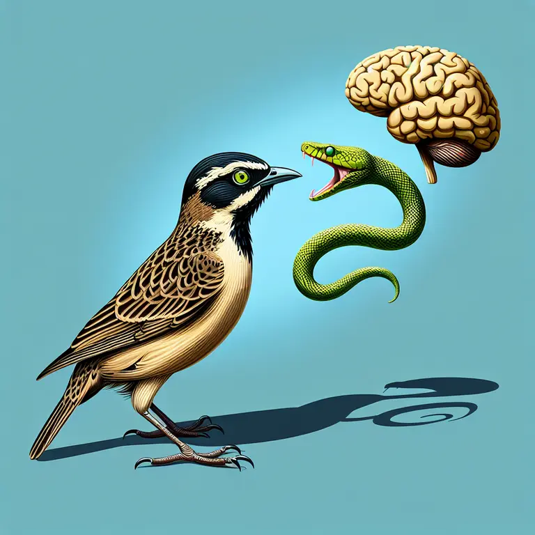 Evolutionary Arms Race: How Snakes Reshape Bird Brains