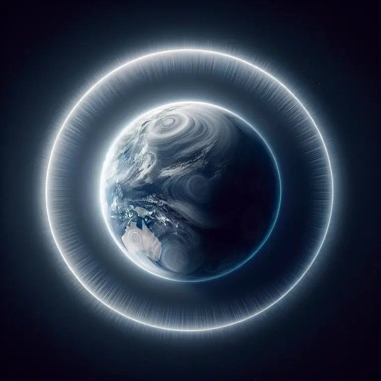 The Sun's Rays Trap Earthly Hydrogen in a 'Geocorona'