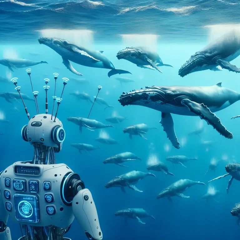 The Hidden Language Encoded in Whale Song Dialects