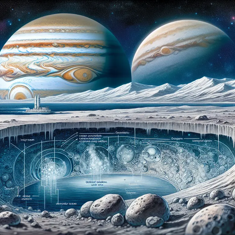 The Underground Ocean Hidden Inside Europa's Ice Shell