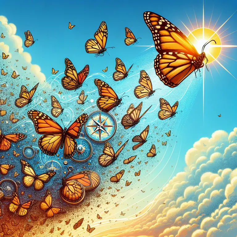 The Invisible Clocks Inside Migrating Monarch Butterflies