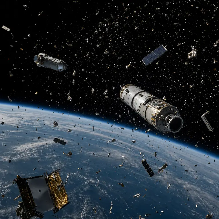 Space Debris Crisis: Managing Earth's Crowded Orbits