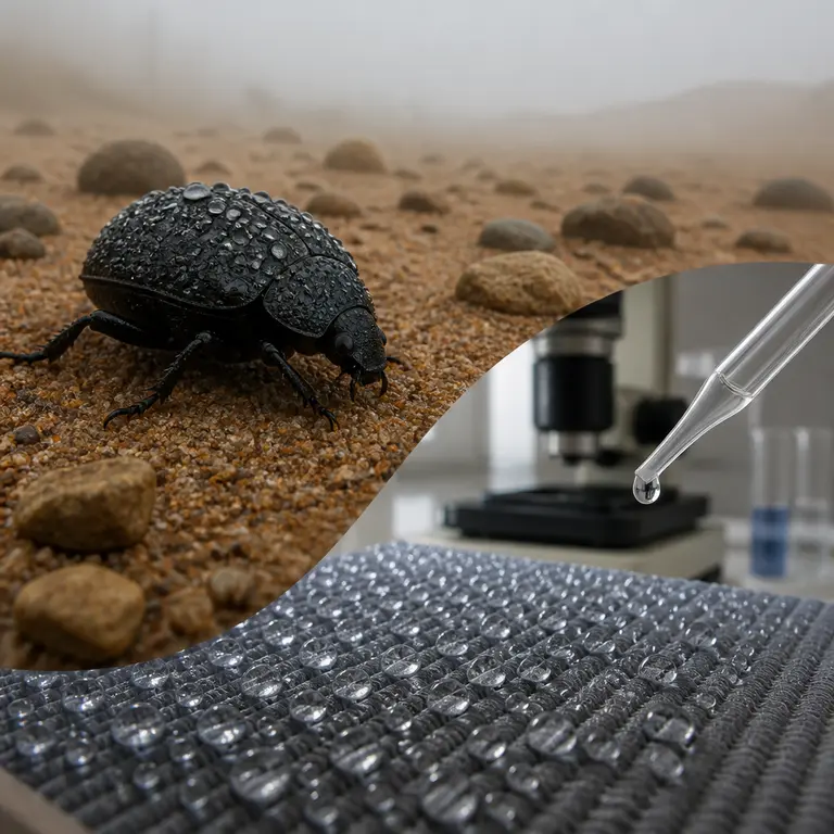 Fog-Collecting Beetles Inspire Innovations in Fluid Science