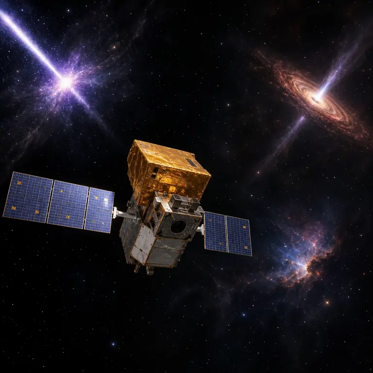 The Satellite That Listens for Dead Stars Exploding