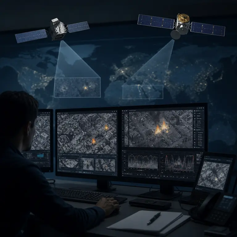 The Satellite That Sees Through Smoke to Count the Dead